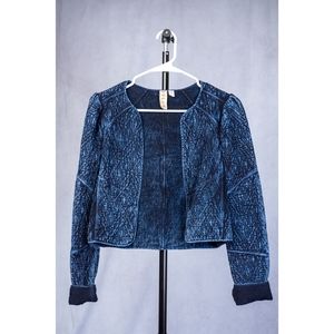 Dolan garment dye matelasse cropped jacket